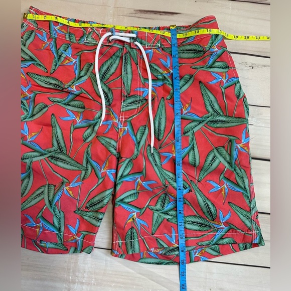 Trunks Surf & Swim Men's Tropical Shorts Bird of Paradise size Large - Picture 8 of 8